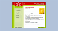 Desktop Screenshot of blumen-steber.de